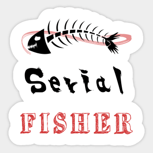 Serial Fisher Sticker